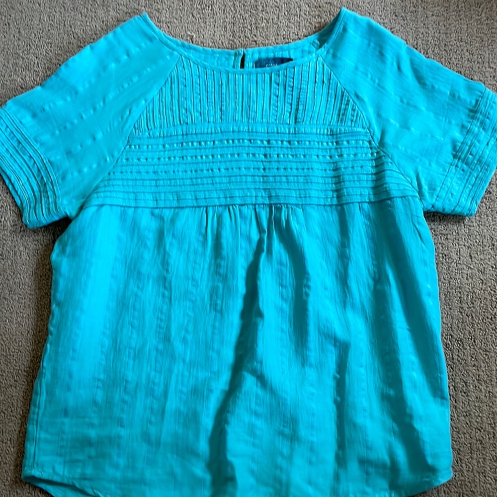 New Prana Aqua blouse